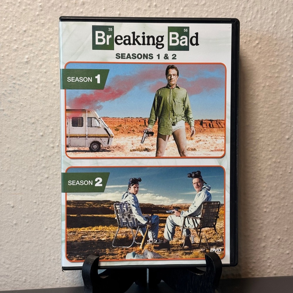 Sony Breaking Bad Seasons 1 & 2 DVD Unisex OS Multicolor Excellent Drama Series